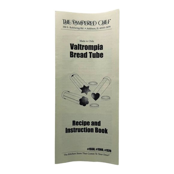 The Pampered Chef Bread Tube Heart Baking Cooking Kitchen Gadgets Made In USA - Picture 3 of 12